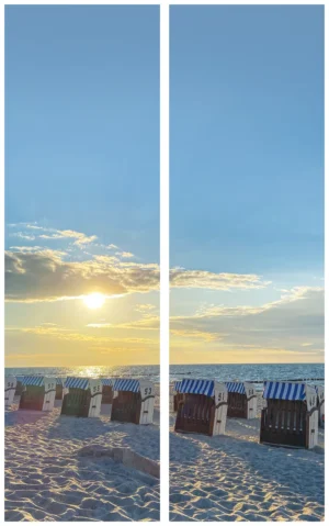 Strandkörbe Schleife