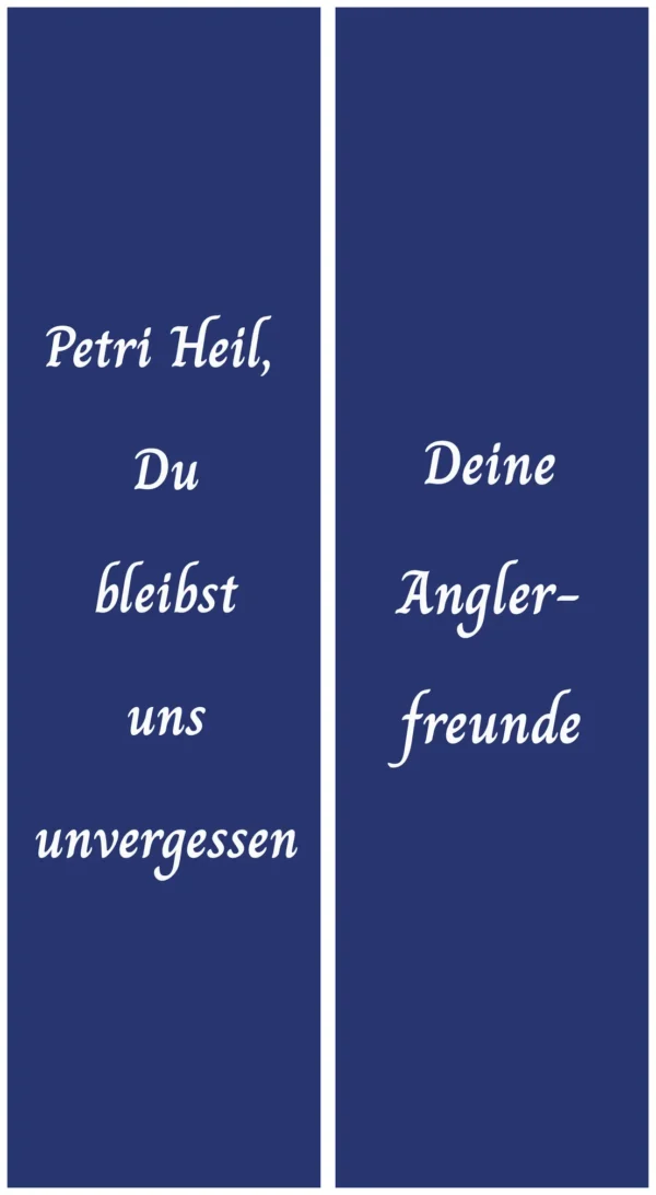 Blaue Schleife