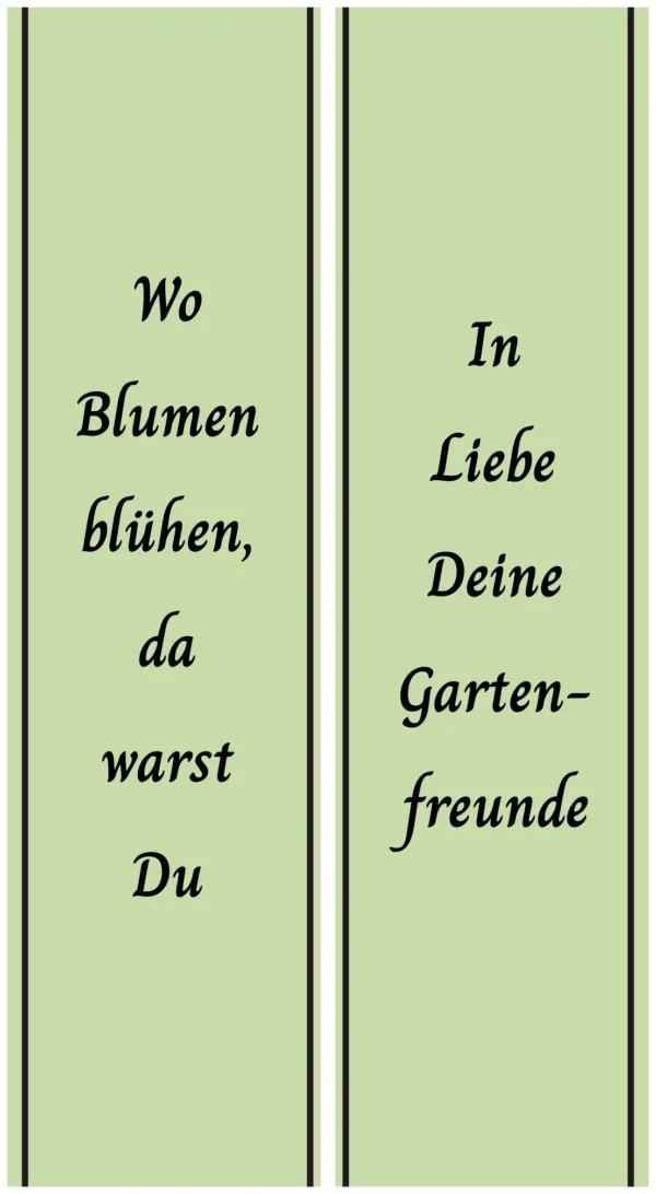 Lindgrüne Schleife