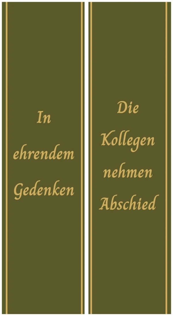 Olivgrüne Schleife