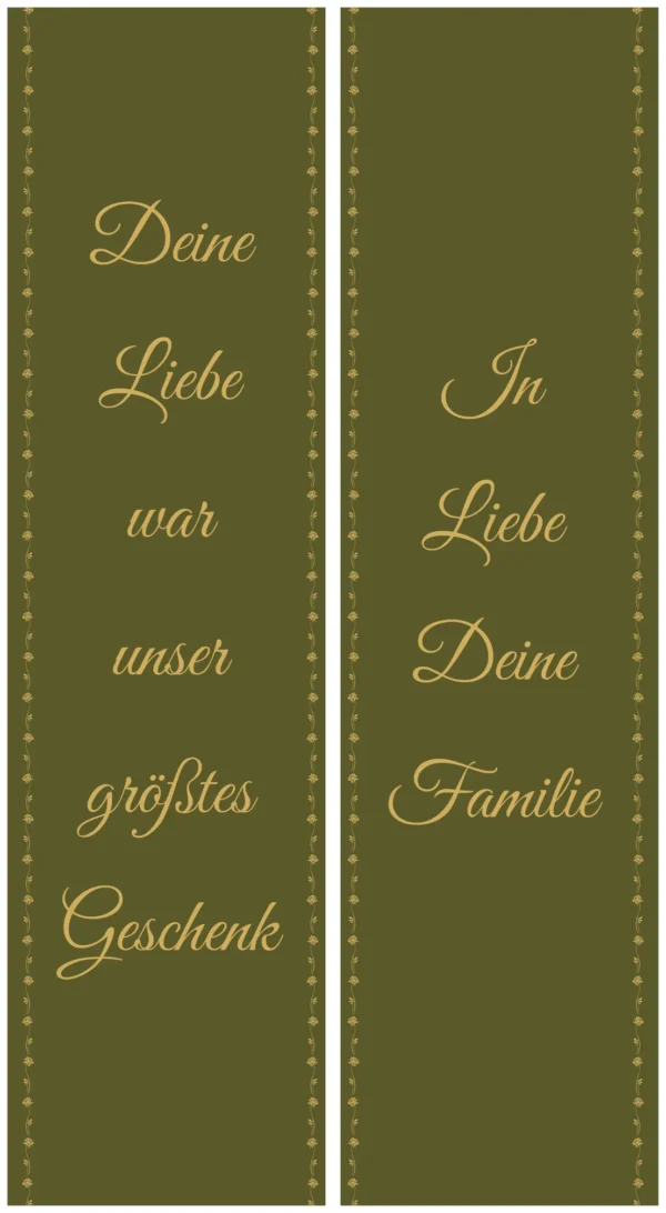 Olivgrüne Schleife